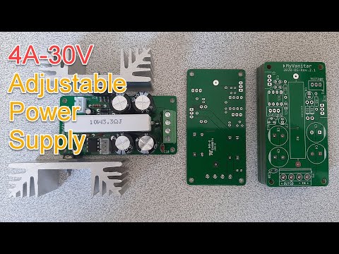 30V-4A Adjustable Power Supply Circuit [CV, CC]