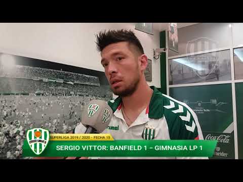 Sergio Vittor - Banfield 1 - Gimnasia LP 1 - Fecha 15 - 29-11-2019
