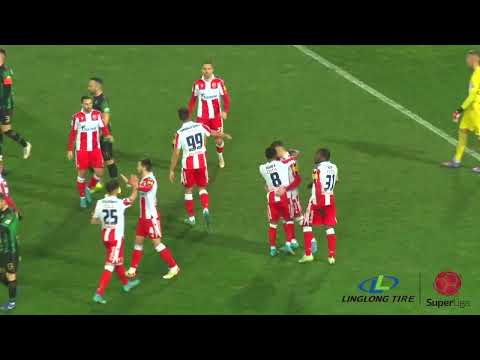 Linglong Tire Super liga 2021/22 - 28. kolo: CRVENA ZVEZDA – KOLUBARA 3:0 (2:0)