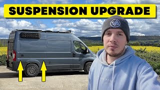 A quick campervan suspension lift! (Van Life UK)
