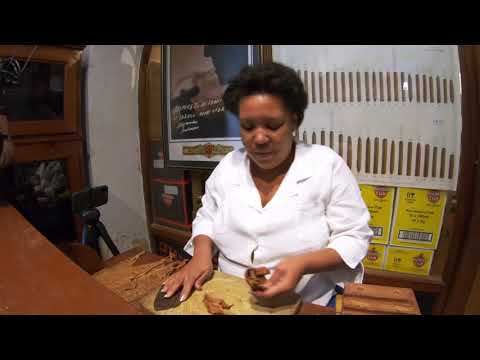 Cigar rolling lesson in Havana