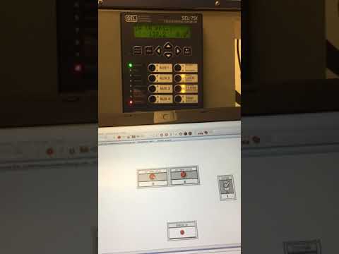 SEL-751 Feeder Protection Relay HMI Operation