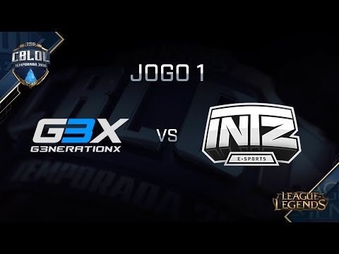 g3x x INTZ (S3 - Jogo 1) CBLoL 2016 - 1ª Etapa
