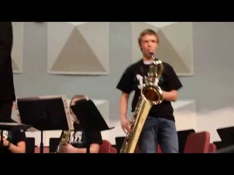 MMS Jazz Band - Flyn solo. 2013