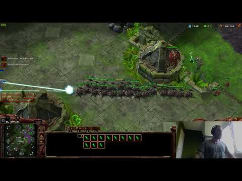 StarCraft 2 ZERG INSANE mass Roach Hydra against Protos