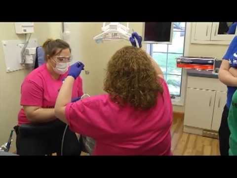 Springfield dental team members treating a patient