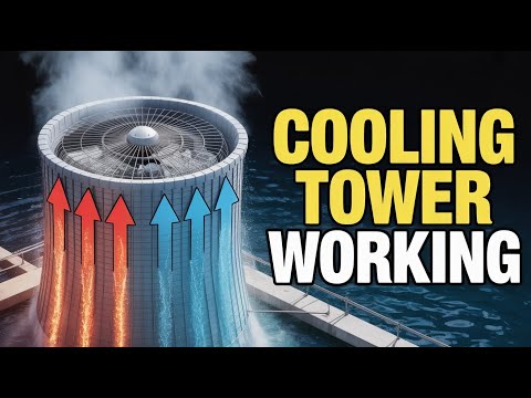 Cooling Tower Working Principle Explained | How Cooling Towers Work in HVAC Systems