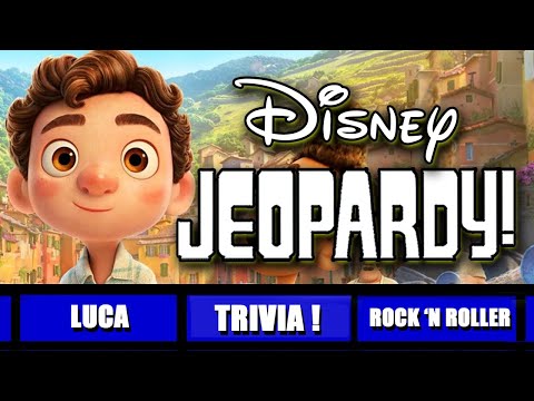Disney Jeopardy • 26 Clue Game • Test your Knowledge