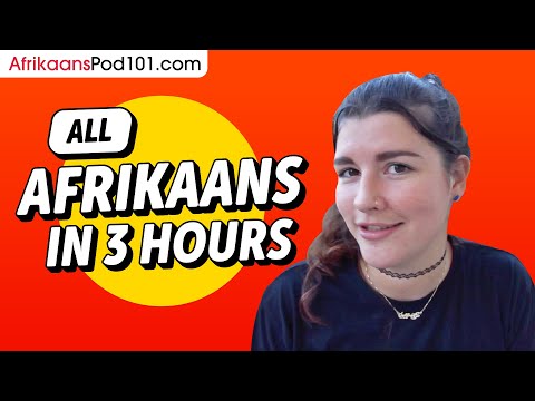 Learn Afrikaans in 3 Hours - ALL the Afrikaans Basics You Need