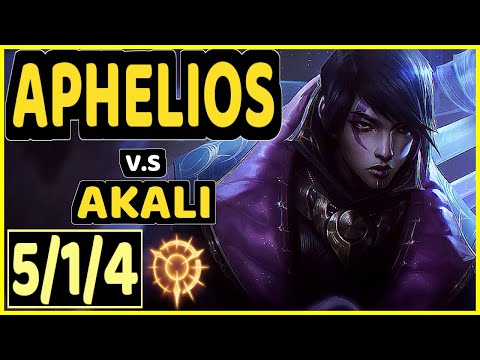 STROMPEST (APHELIOS) vs AKALI - 5/1/4 KDA TOP GAMEPLAY - NA Ranked MASTER
