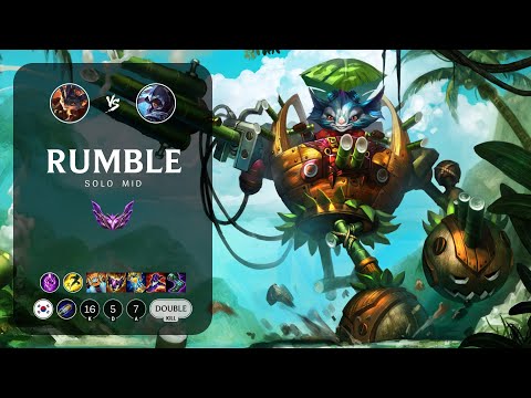 Rumble Mid vs Talon - KR Master Patch 13.7