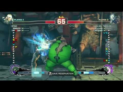 SSF4 BTND (Rufus) Vs JustinWu TW1020 (Seth)