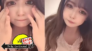 【TikTok】「目が痛い」ドアップで接近チラ♥