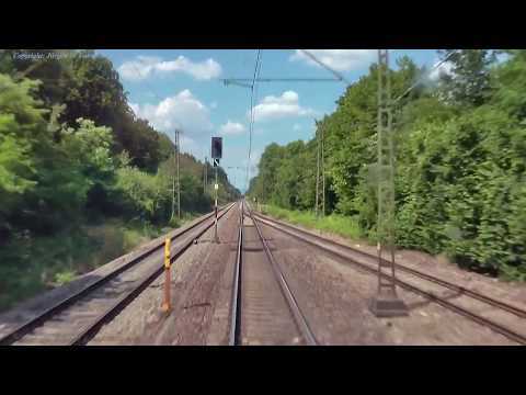 Führerstandsfahrt Rheintalbahn Ubstadt - Heidelberg