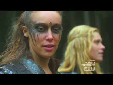 Lexa Speaking Trigedasleng (Language of the Grounders)