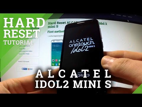 Hard Reset Alcatel Idol 2 Mini S - reset phone and bypass screen protection