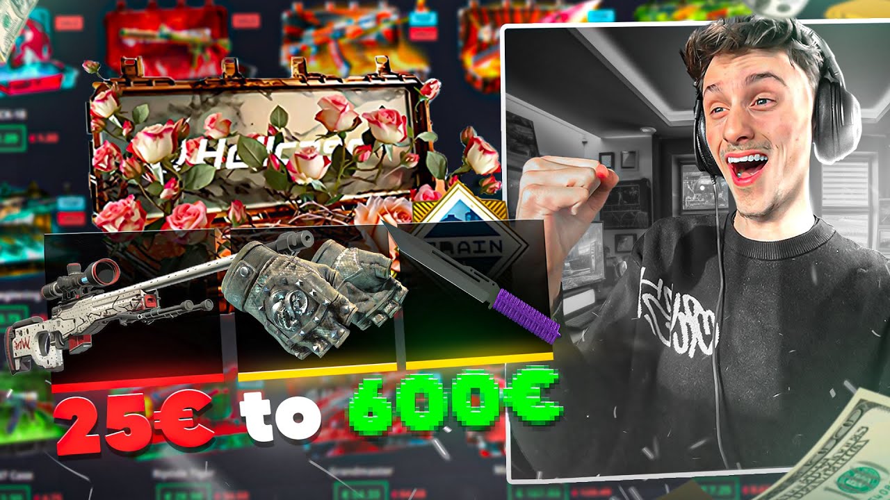 DE 25 Á 600€ 💸 SUR HELLCASE UNE SESSION DE MALADE [PART 1] 🔥