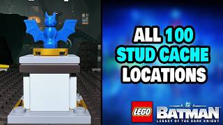 ALL 100 Stud Cache Locations in LEGO Batman: Legacy of the Dark Knight (BRUTAL BAT SAPHIRE REWARD)