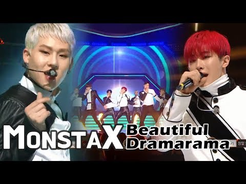MONSTA X - Beautiful+DRAMARAMA, 몬스타엑스 - 아름다워+드라마라마 @2017 MBC Music Festival