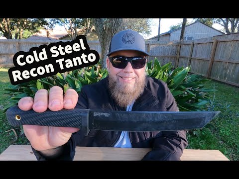 Cold Steel Recon Tanto SK5 / The Incredible Bouncing Blade!