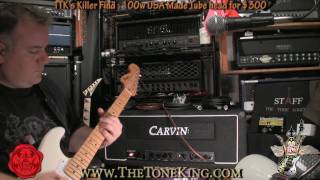 Video thumbnail for 100w All Tube Amp Head for $300 bucks?  I give you the Carvin ValveMaster! by The Tone King