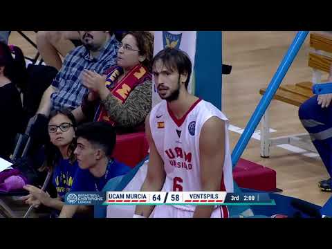 Resumen del partido UCAM Murcia CB - BK Ventspils