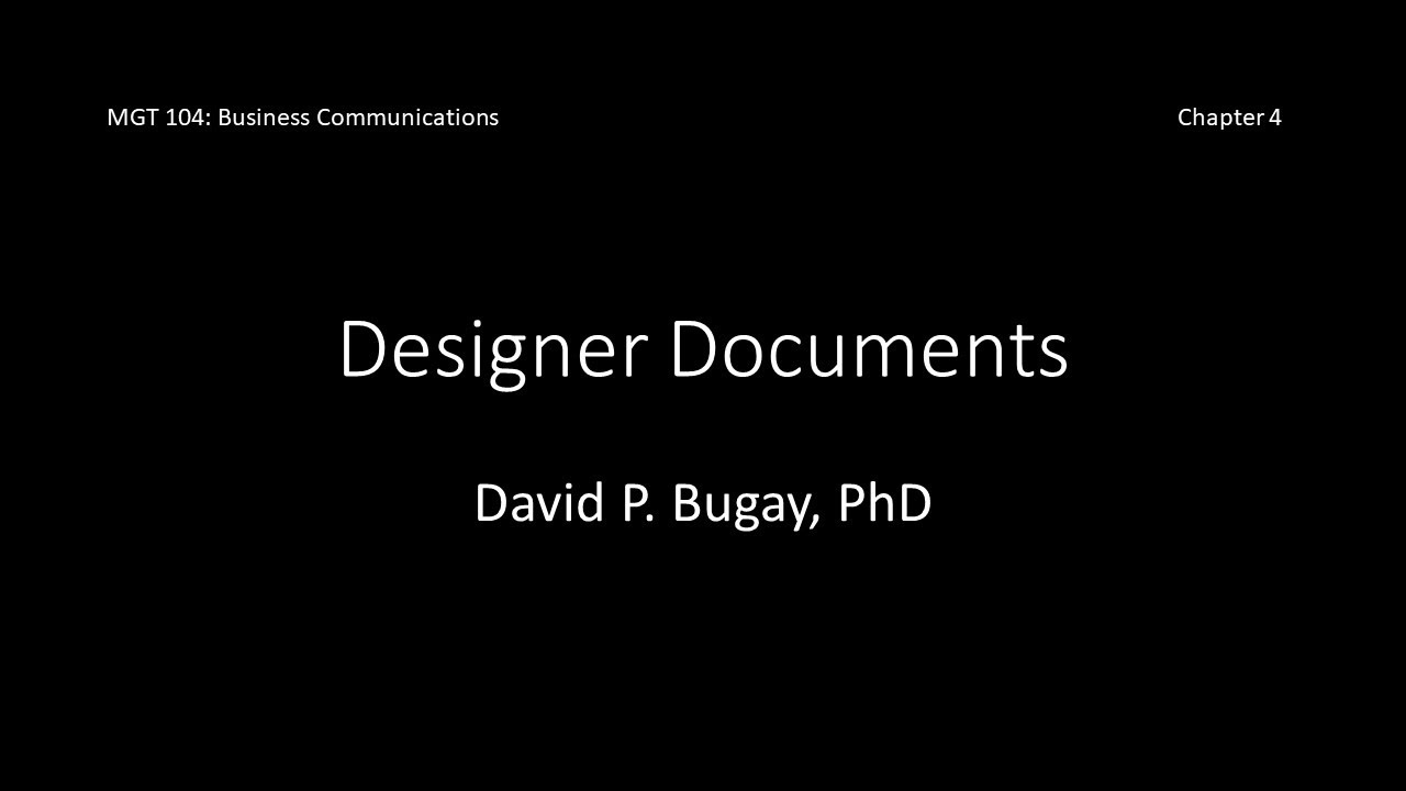 Designer Documents: BusCom C4
