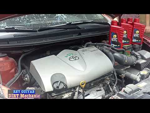 TOYOTA VIOS;  Change oil and flushing.  | DIRT MECHANIC