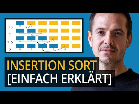 Insertion Sort Algorithmus [Einfach erklärt, Deutsch]