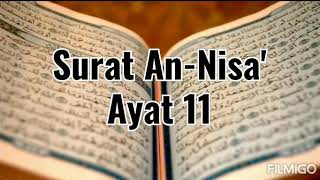 Download lagu Surat An-Nisa' Ayat 11 mp3