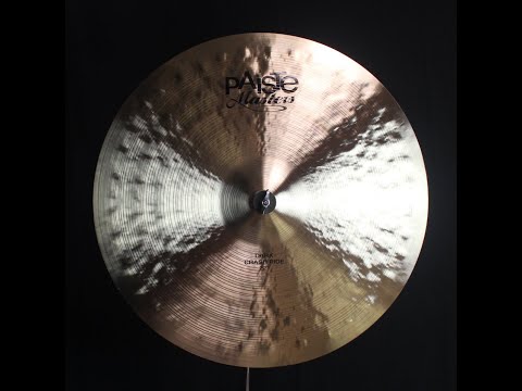Paiste 22" Masters Dark Crash Ride - 2394g (video demo) image 2