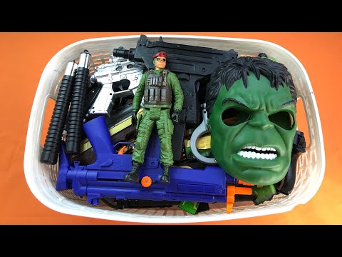 Hulk Weapon Box !!! Explosives and Dangerous Toy Guns - Box of Toy Guns