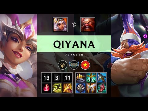 Qiyana Jungle vs Gragas - VN Challenger Patch 25.04