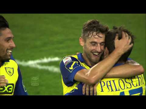 Il gol di Paloschi (30') - Chievo Verona - Lazio 4-0 - Giornata 2