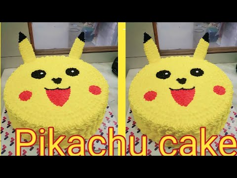 Pikachu cake | Pikachu cartoon cake | Pikachu cake theme | Pokemon Pikachu cake |