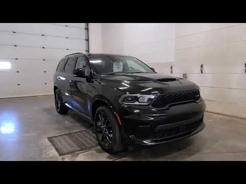 2025 Dodge Durango R/T Plus AWD in Black for sale at Indian Head Chrysler Dodge Jeep Ram Ltd. in Indian Head, SK
