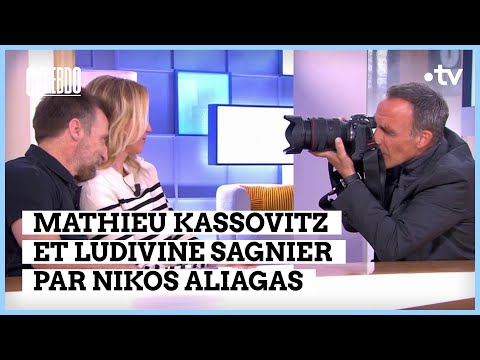 Mathieu Kassovitz et Ludivine Sagnier dans l’objectif de Nikos Aliagas - C l’hebdo - 09/03/2024