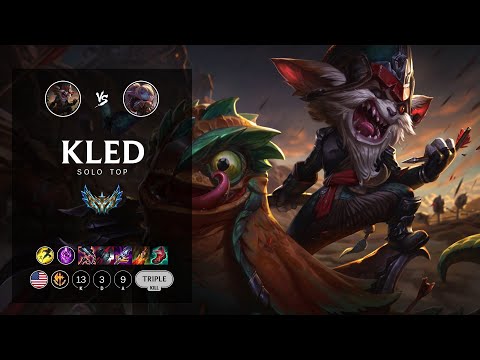 Kled Top vs Poppy - NA Challenger Patch 12.15