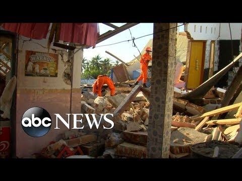 Magnitude 6.9 earthquake in Indonesia kills almost 100 | ABC News Magnitude 6.9 earthquake in Indonesia kills almost 100 | ABC News