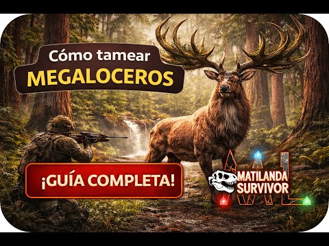 Como TAMEAR a un MEGALOCEROS y TODAS sus HABILIDADES en ARK Survival Ascended | Guía de tameo 2026