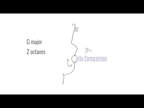 Cello Scales: G major 2 octaves