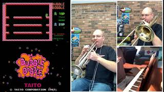 Bubble Bobble Theme | Trumpet, Trombone, Piano trio | Commodore Amiga