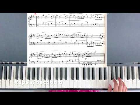 Free Piano Lesson (49), "March" by CPE Bach, Michelle Lin Piano Studio Presents