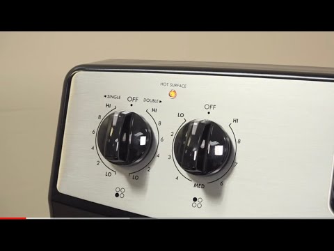 electric stove hot surface light stays on