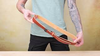 Ремінь чоловічий 20071 Vintage рудий