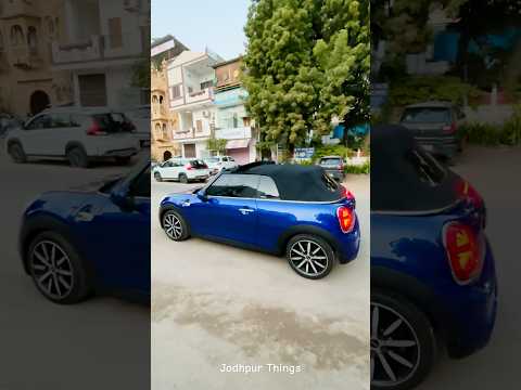 MINI COOPER S CONVERTIBLE IN JODHPUR RAJASTHAN INDIA #mini #minicooper #supercar #jodhpur #viral