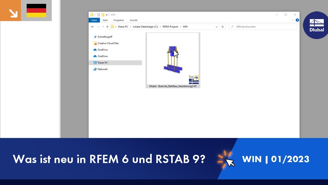 WIN | 01/2023 - Was ist neu in RFEM 6 und RSTAB 9?