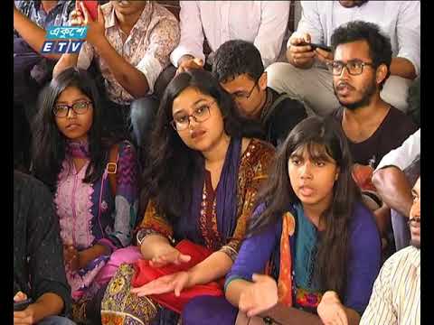 পুনঃ নির্বাচনের দাবীতে উপাচার্যের কার্যালয়ে অবস্থান