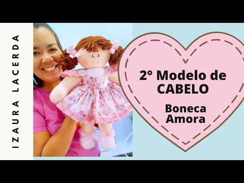 Como fazer esse cabelo lindo e diferente para sua boneca Amora!