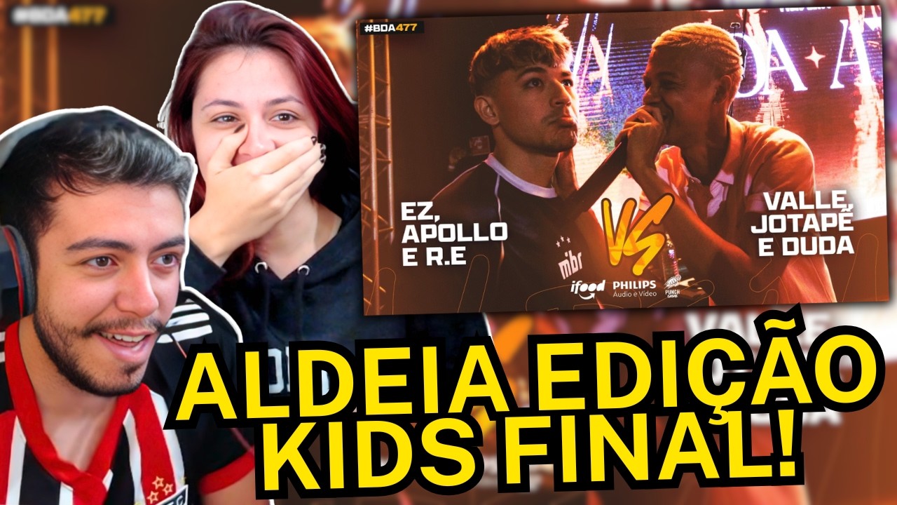 EZ, APOLLO E R.E X VALLE, JOTAPÊ E DUDA | GRANDE FINAL | BDA 477 (KIDS) | EDIÇÃO DE TRIOS | REACT